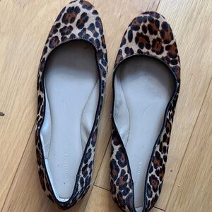 Ann Taylor Animal Print Flats